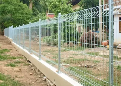 งานติดตั้งรั้วบ้าน รั้วเหล็กกัลวาไนซ์