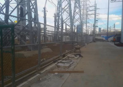 ผลงานติดตั้งแผงรั้วสถานีรถไฟฟ้า